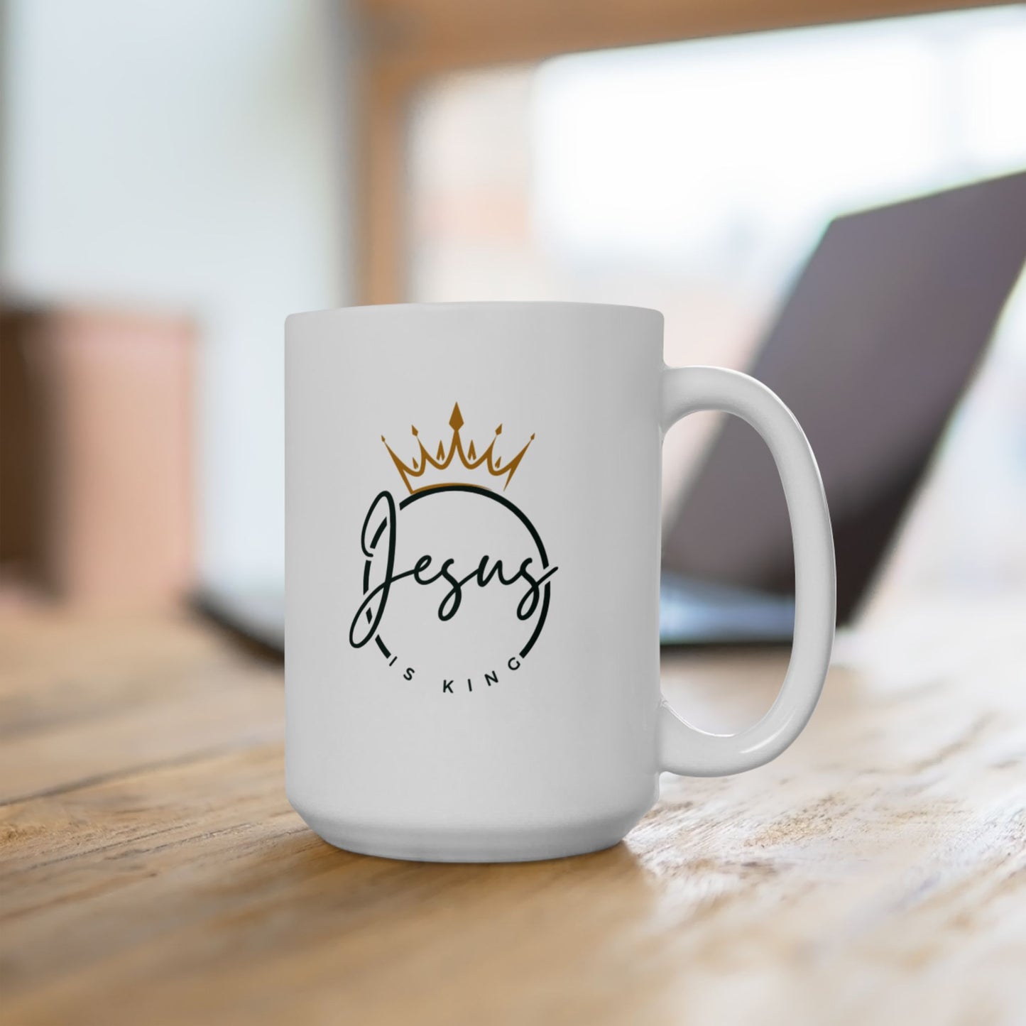Mug - Jesus is King Ceramic Mug (11oz, 15oz)