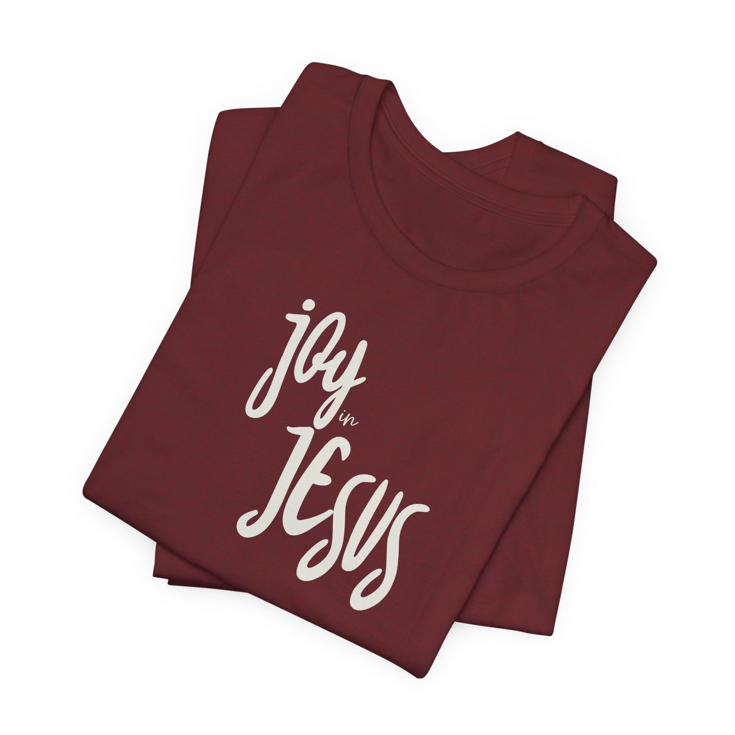 Christian Unisex Tee - Joy in Jesus Design