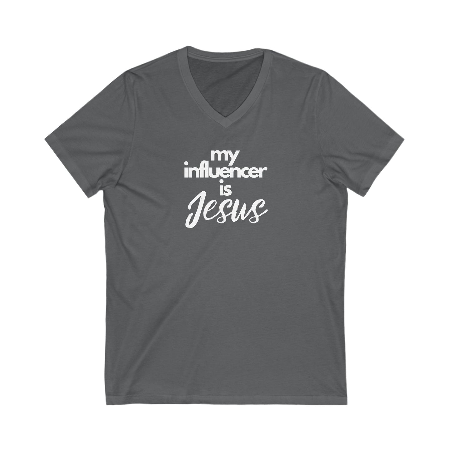 V-Neck Tee - My Influencer is Jesus