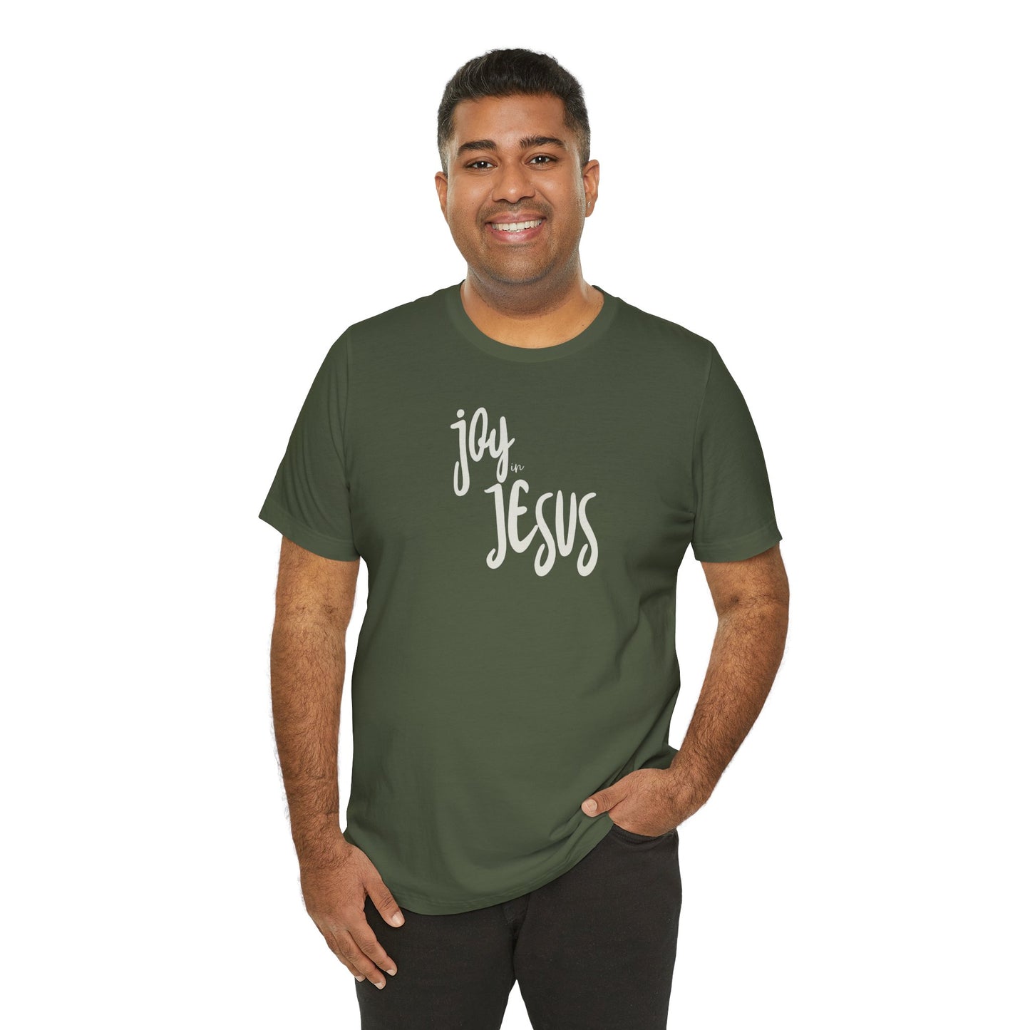 Christian Unisex Tee - Joy in Jesus Design