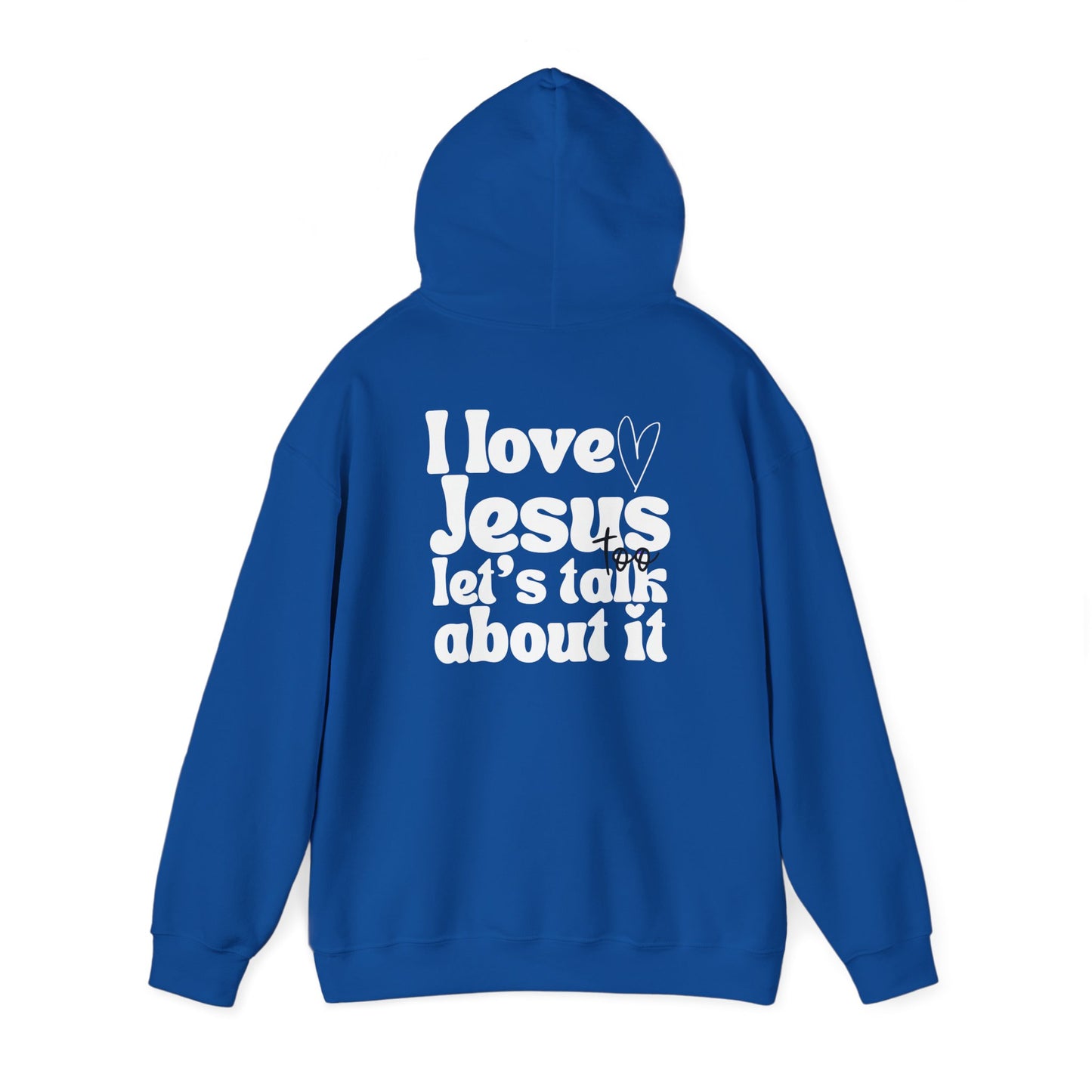 Christian Hoodie - I Love Jesus Design