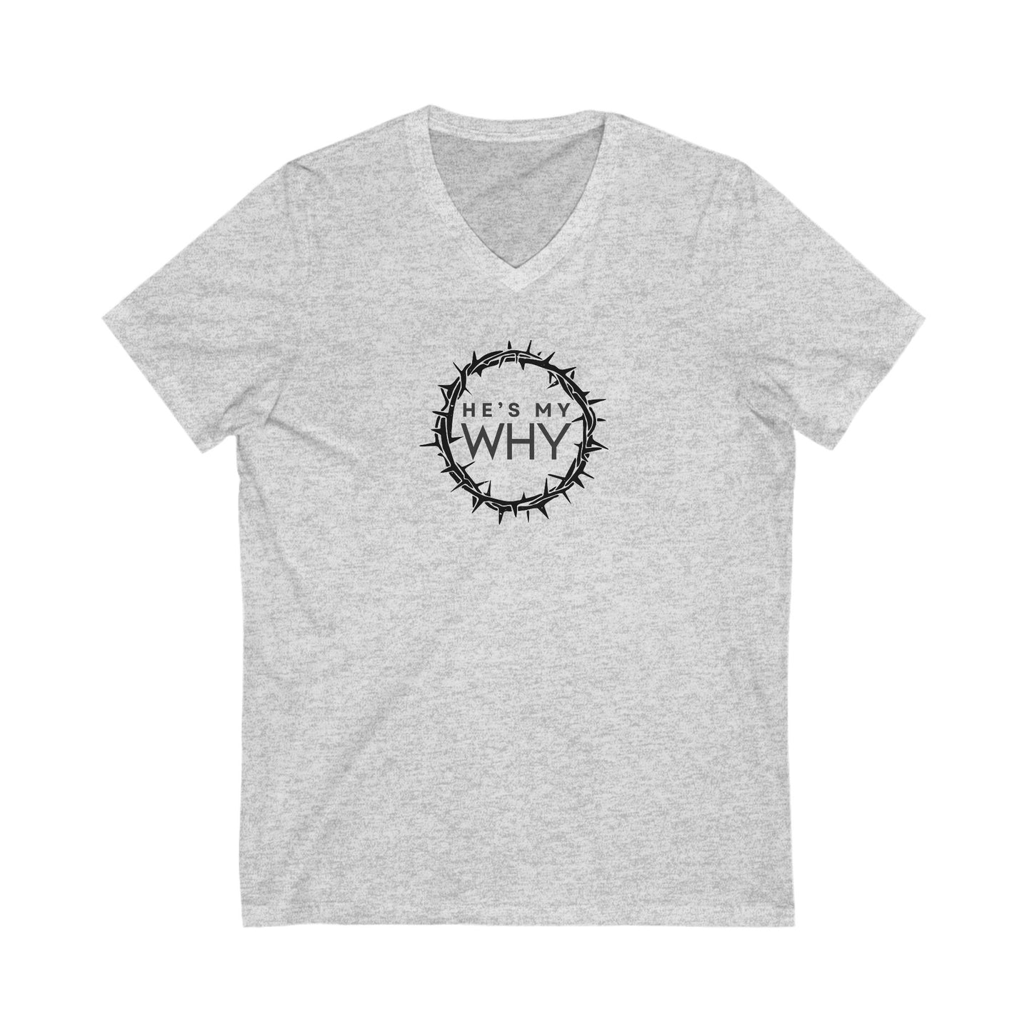 Christian V-Neck Tee - Jesus is My Why