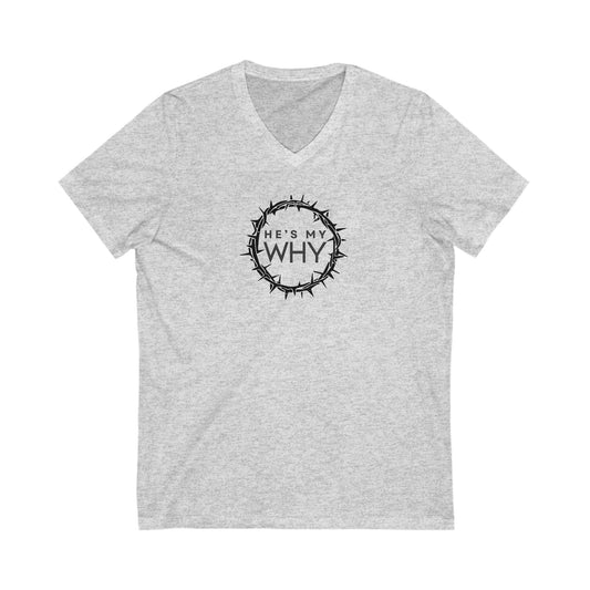 Christian V-Neck Tee - Jesus is My Why