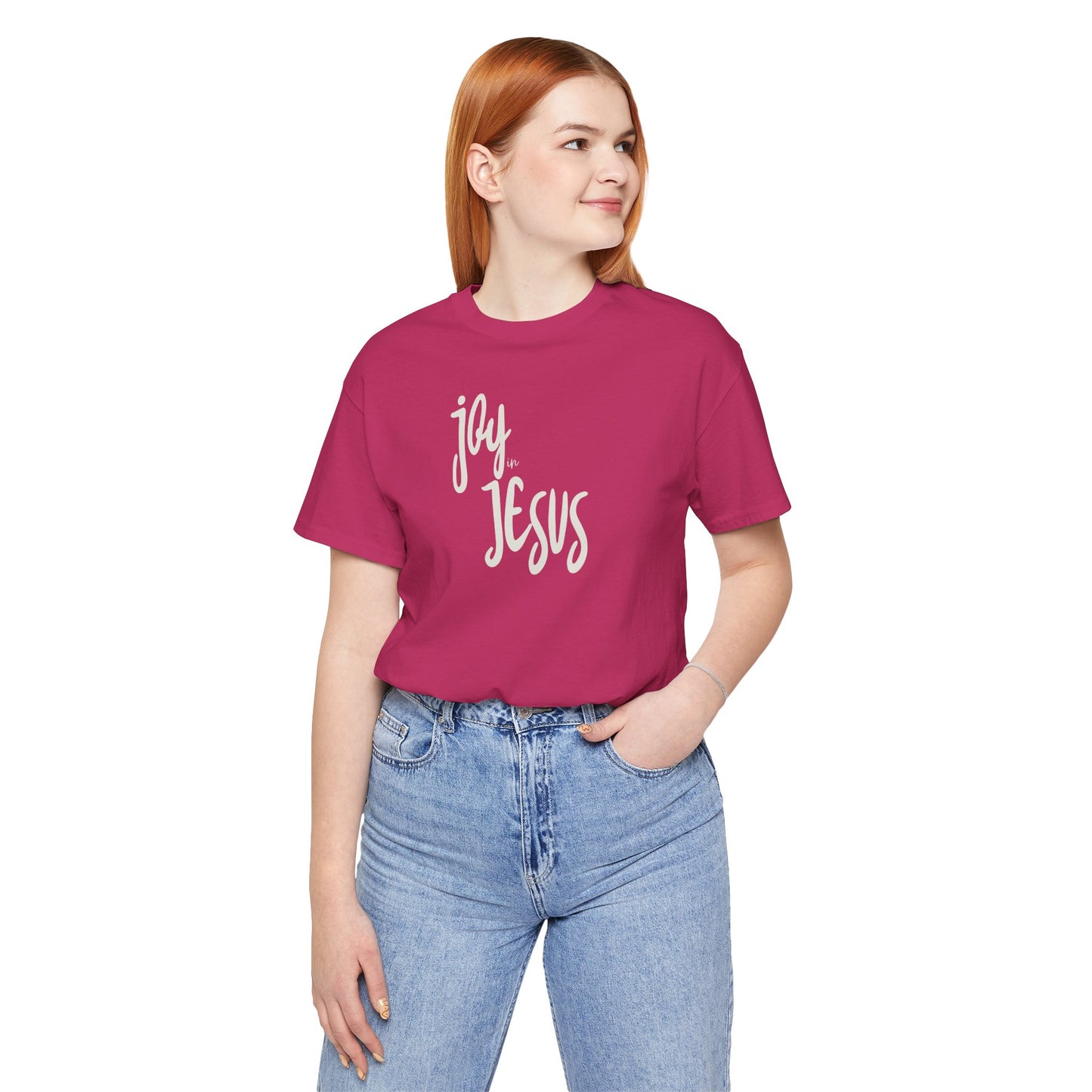 Christian Unisex Tee - Joy in Jesus Design