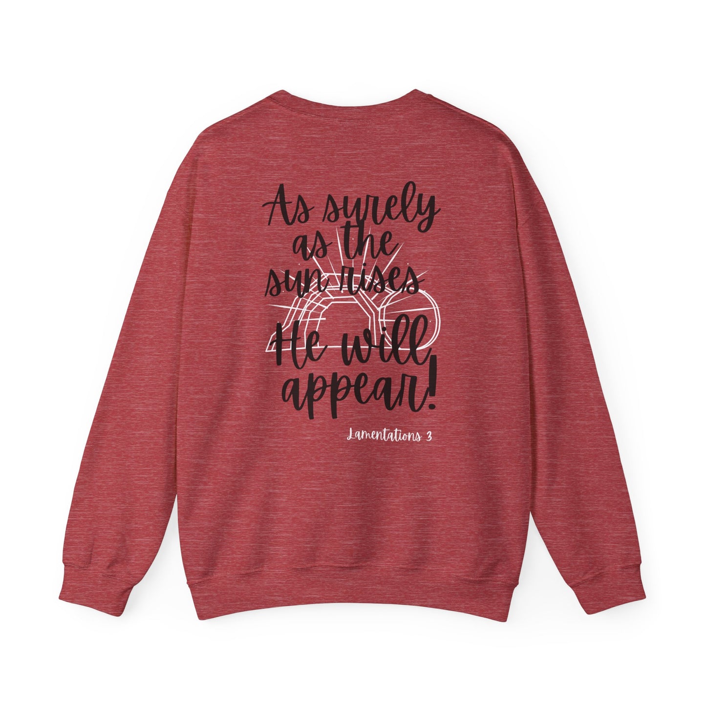 Religious Sweatshirt - Jesus will appear design