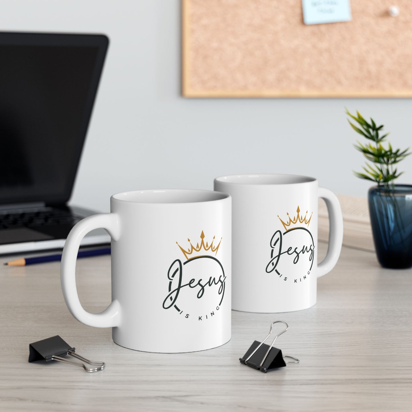 Mug - Jesus is King Ceramic Mug (11oz, 15oz)