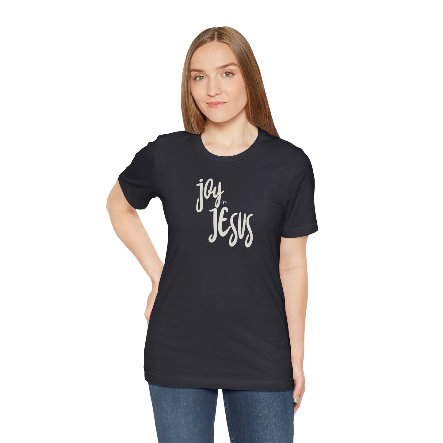Christian Unisex Tee - Joy in Jesus Design