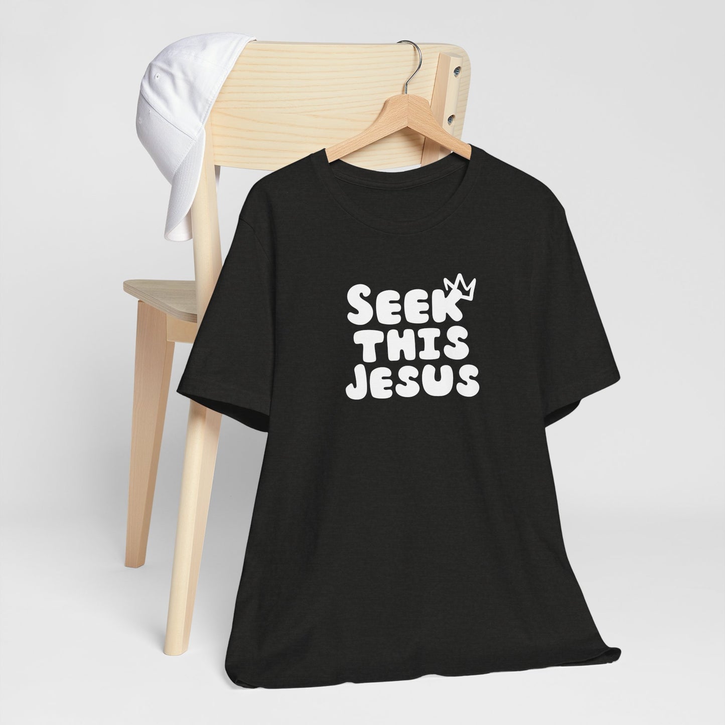 Religious T-Shirt for Christians - Unisex Tee - Seek this Jesus Design