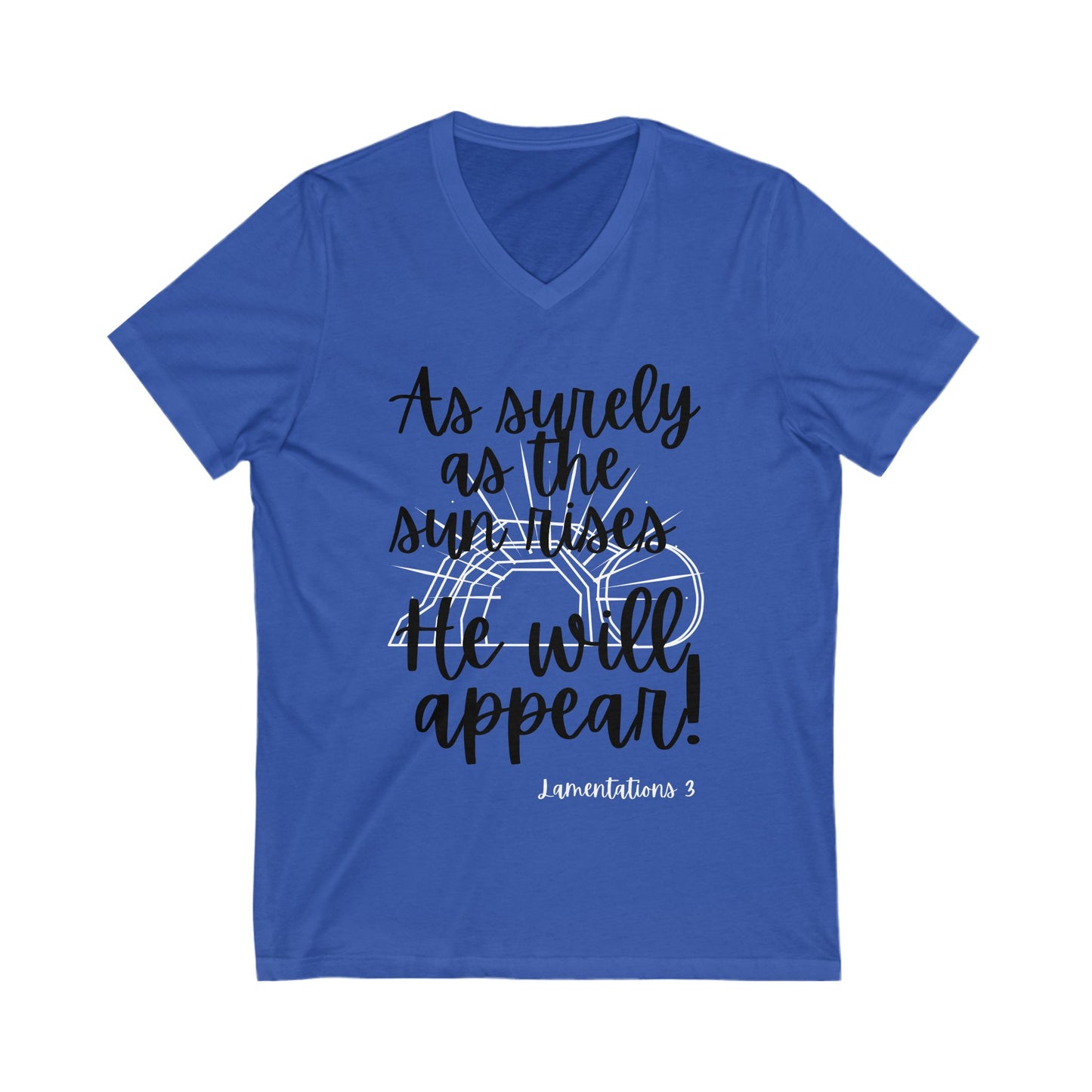 V-Neck Tee - Jesus will appear