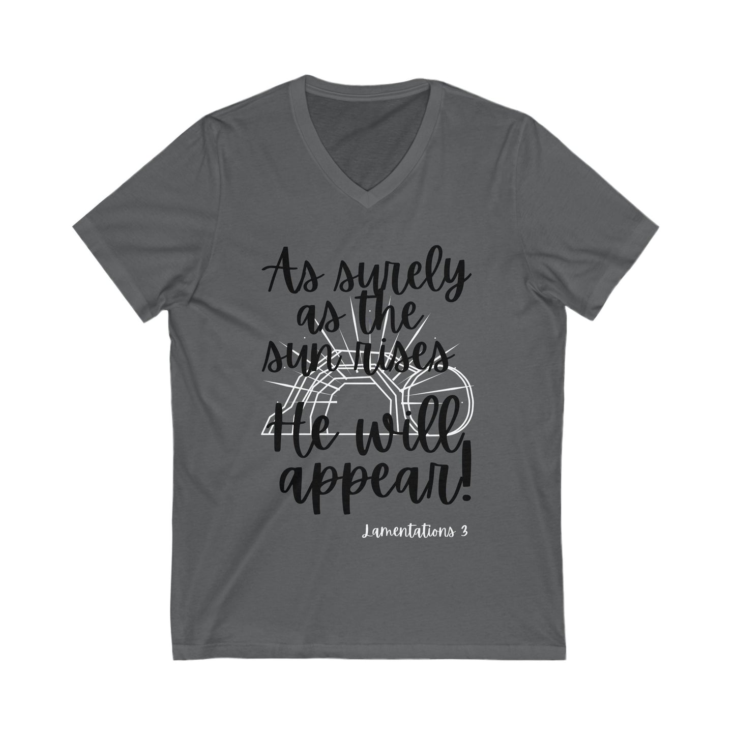 V-Neck Tee - Jesus will appear