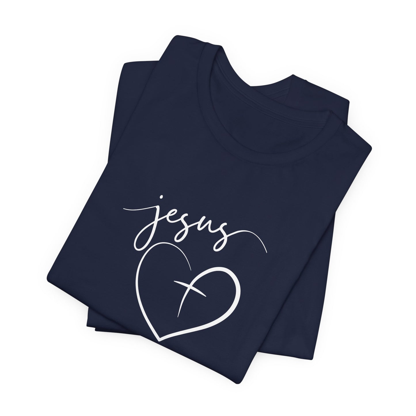 Christian Tee - Jesus with a Heart Unisex T-Shirt