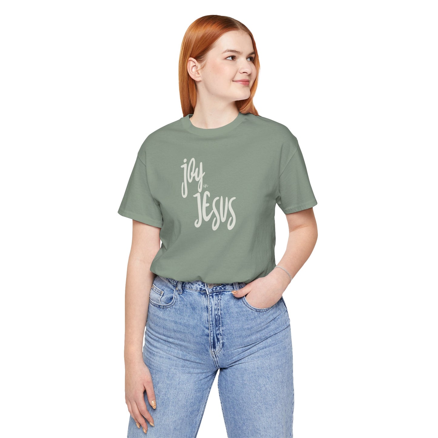 Christian Unisex Tee - Joy in Jesus Design