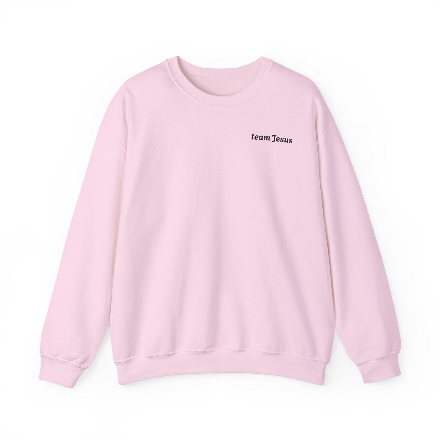 Christian Crewneck Sweatshirt - Walking with Jesus Christ Design
