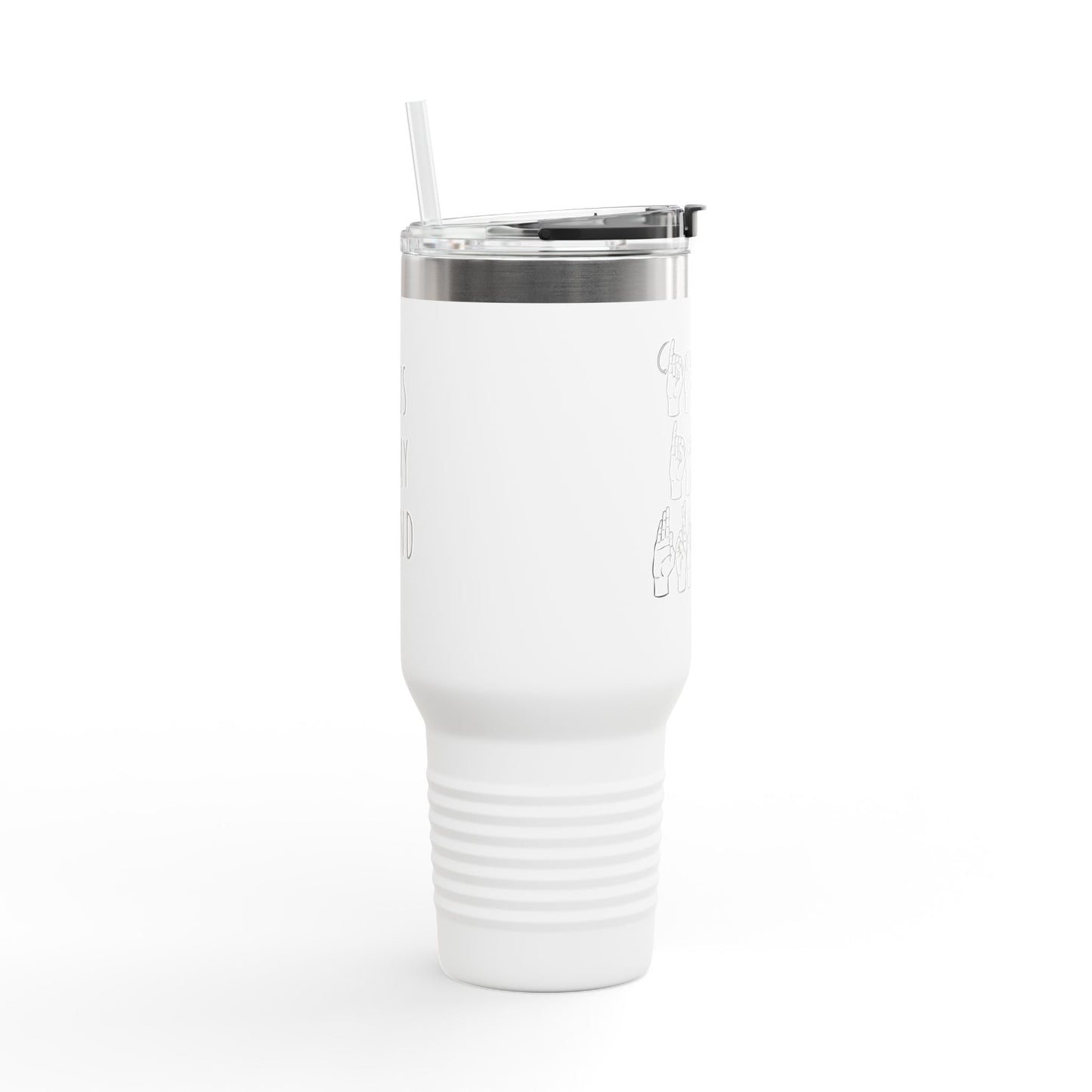 Travel Mug - Jesus is my Friend in Sign Language