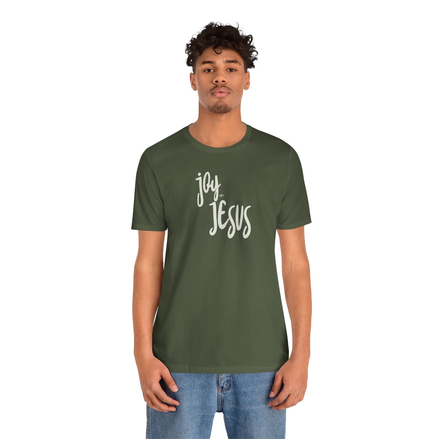 Christian Unisex Tee - Joy in Jesus Design