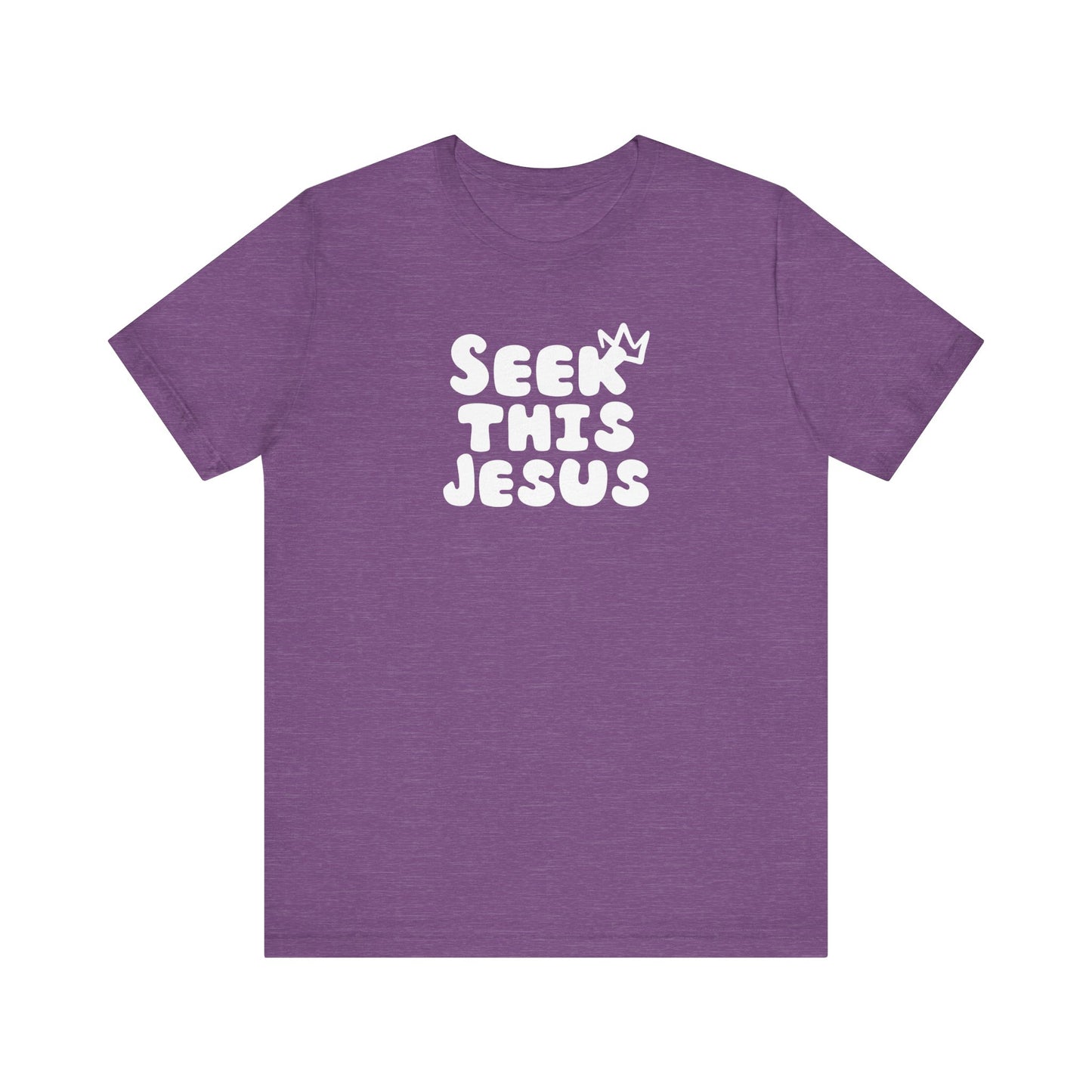 Religious T-Shirt for Christians - Unisex Tee - Seek this Jesus Design