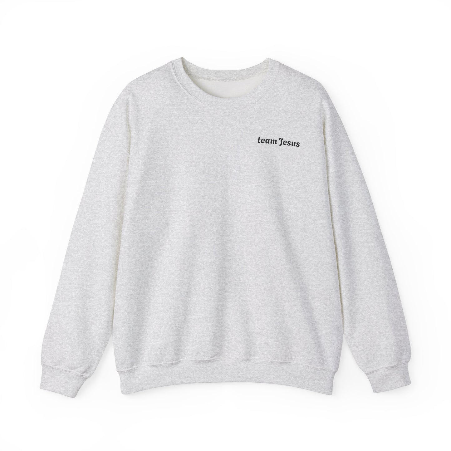 Christian Crewneck Sweatshirt - Walking with Jesus Christ Design