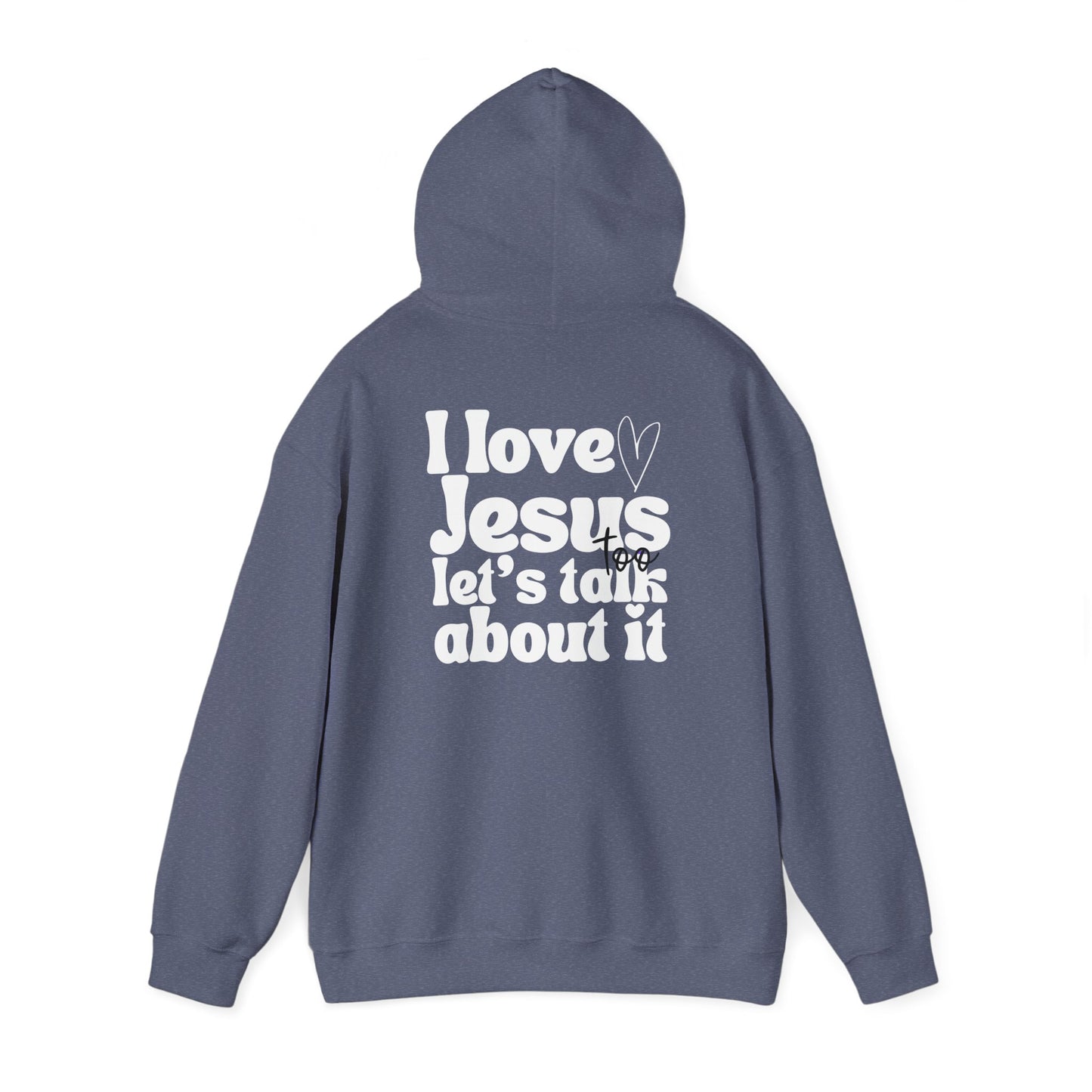 Christian Hoodie - I Love Jesus Design