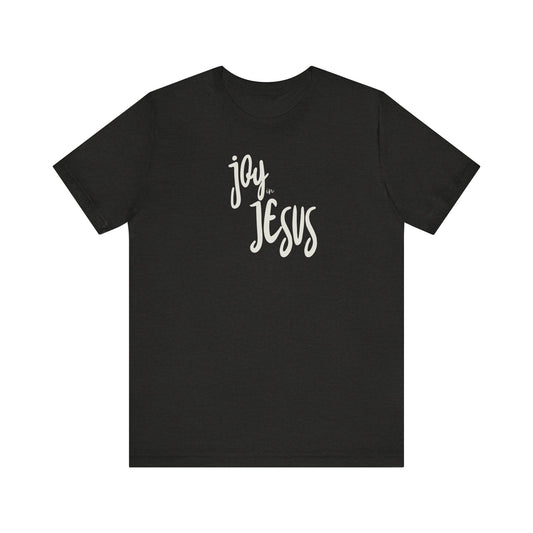 Christian Unisex Tee - Joy in Jesus Design