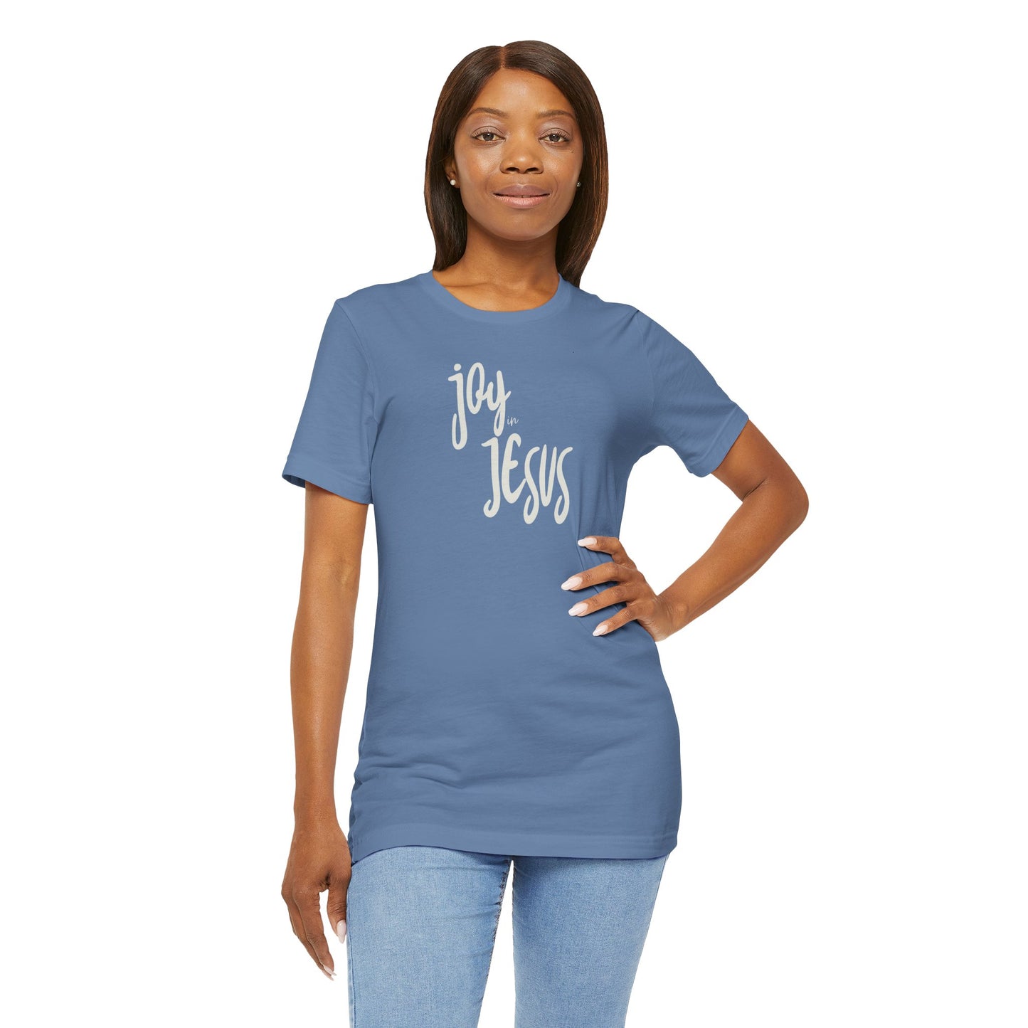 Christian Unisex Tee - Joy in Jesus Design