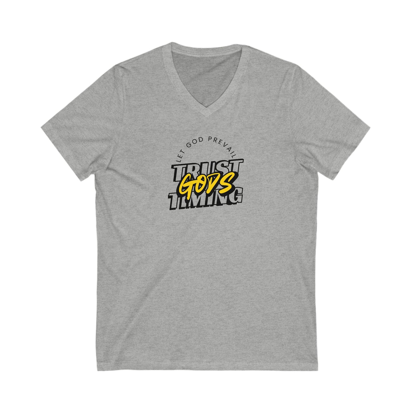 V-Neck Tee Trust God's Timing