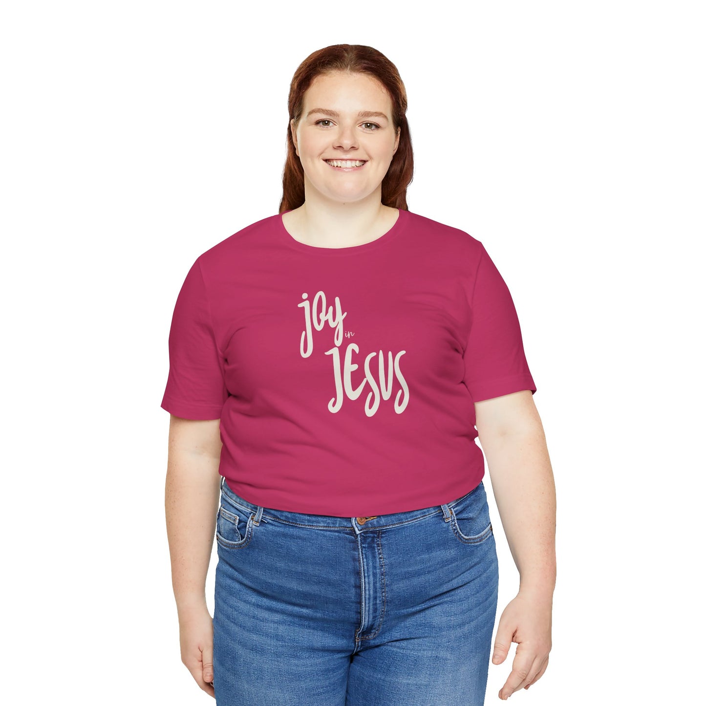 Christian Unisex Tee - Joy in Jesus Design