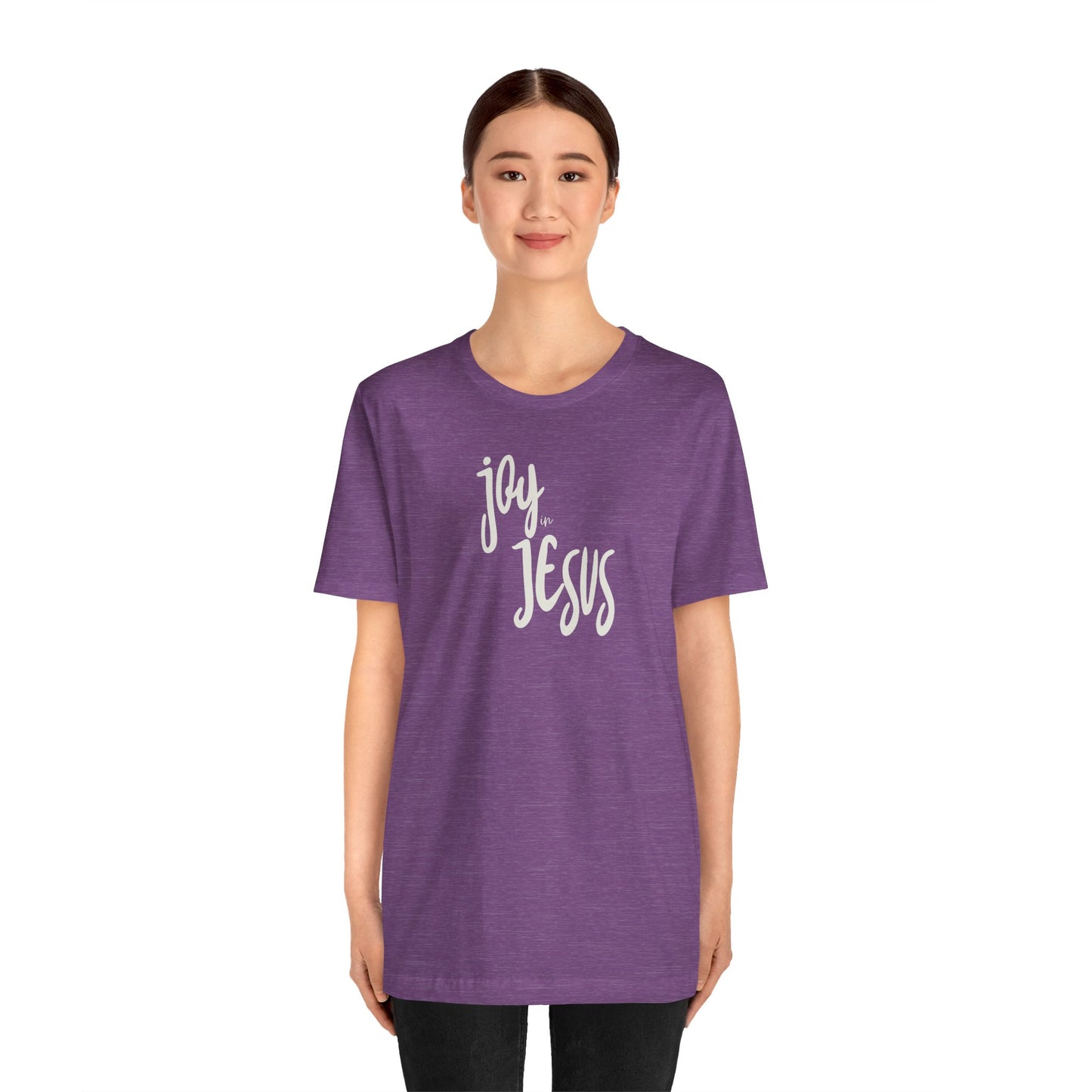Christian Unisex Tee - Joy in Jesus Design