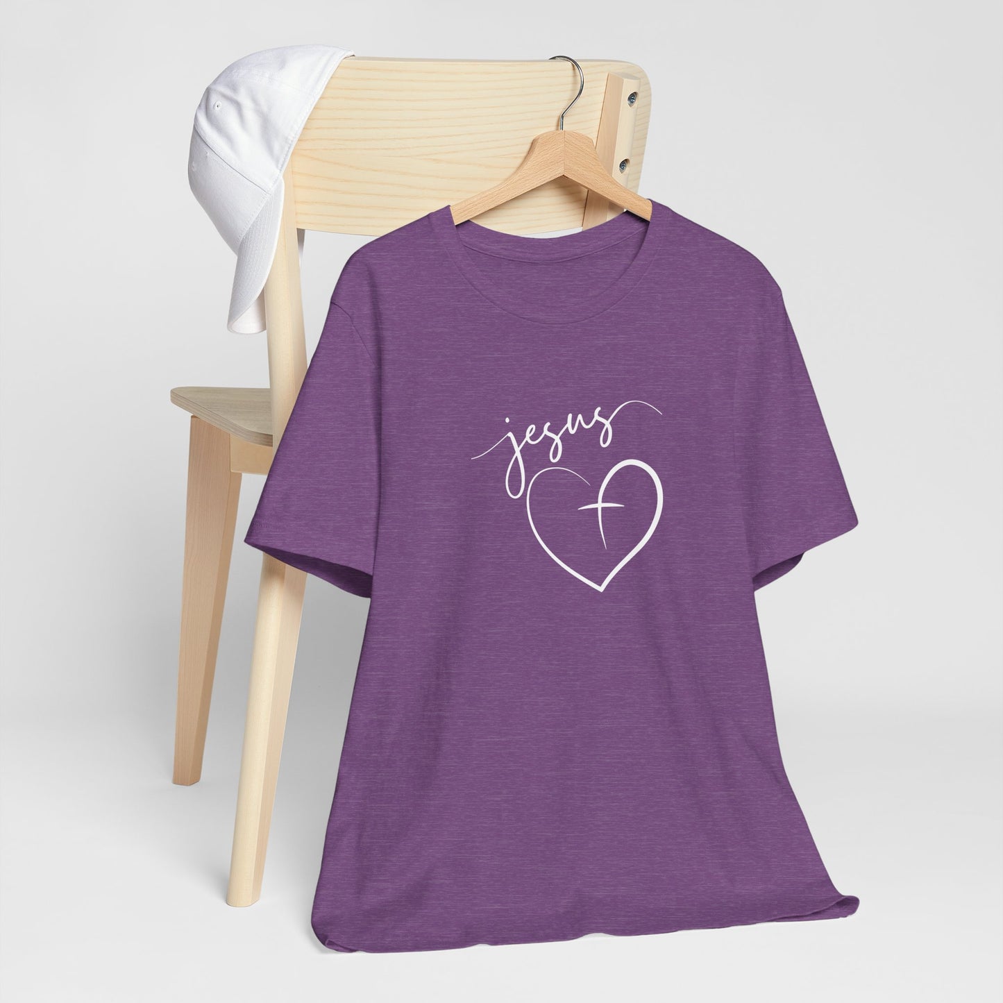Christian Tee - Jesus with a Heart Unisex T-Shirt