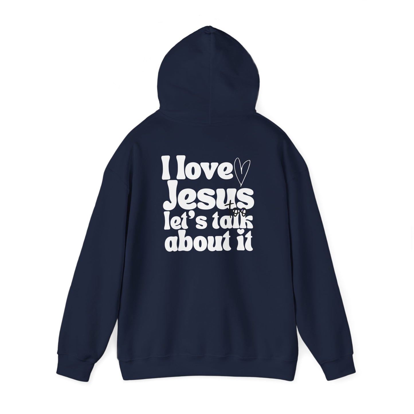 Christian Hoodie - I Love Jesus Design