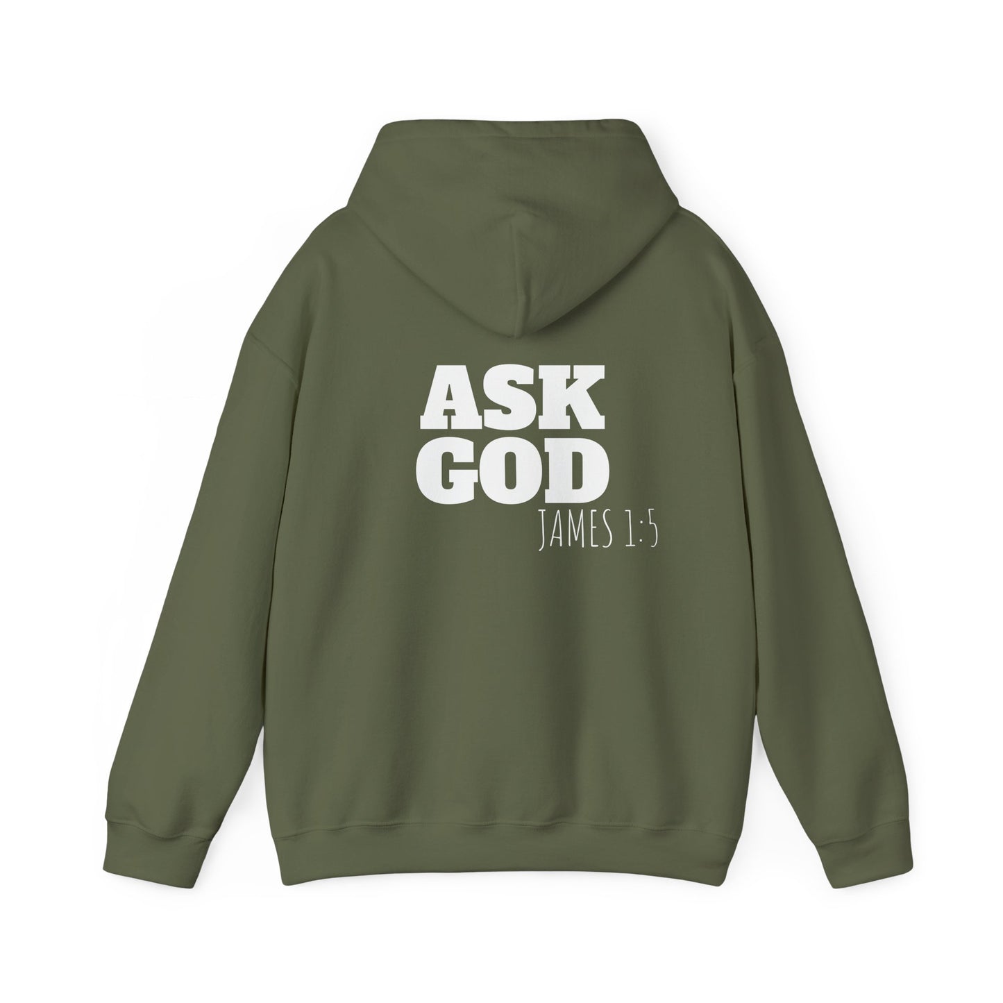 Hooded Sweatshirt - Ask God Design