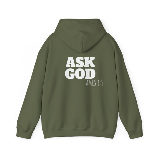 Hooded Sweatshirt - Ask God Design