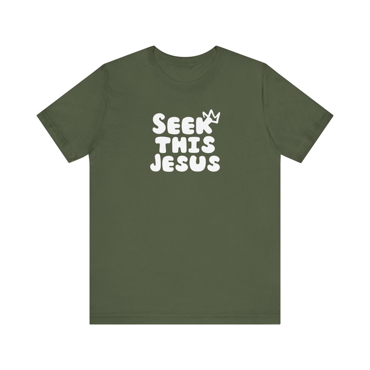 Religious T-Shirt for Christians - Unisex Tee - Seek this Jesus Design