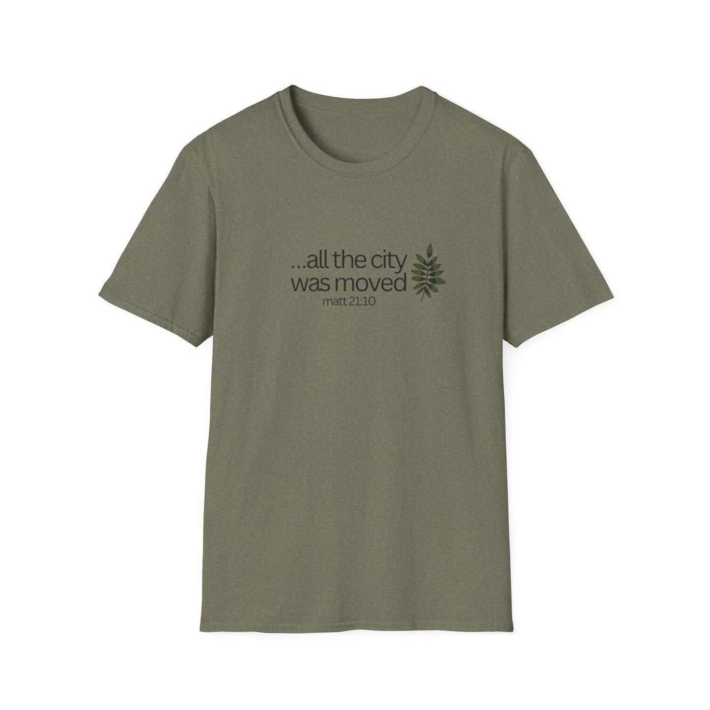 Christian Unisex T-Shirt - All the city of moved by Jesus