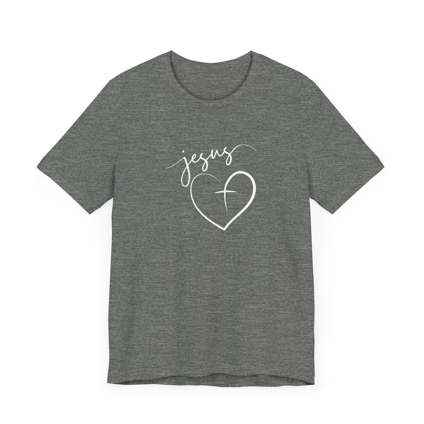 Christian Tee - Jesus with a Heart Unisex T-Shirt