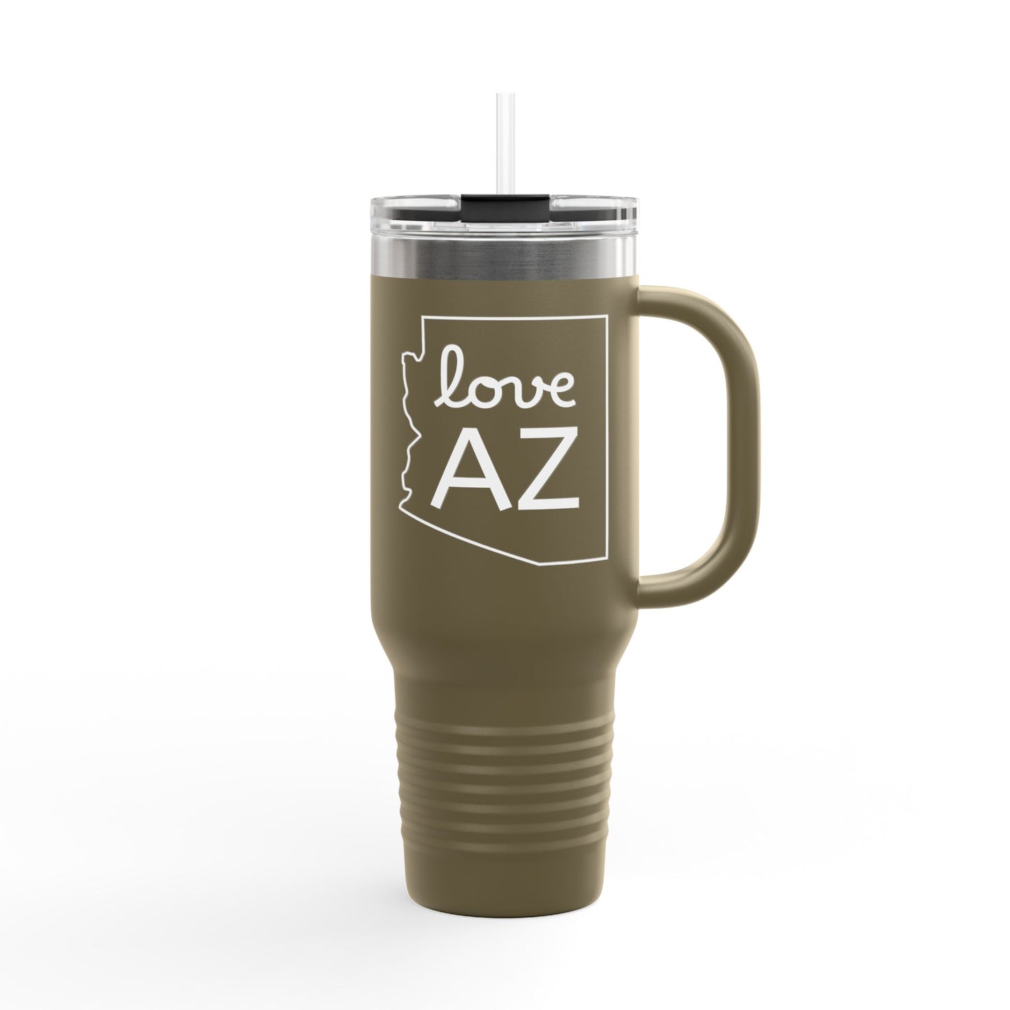Travel Mug Love AZ Design, Insulated 40oz