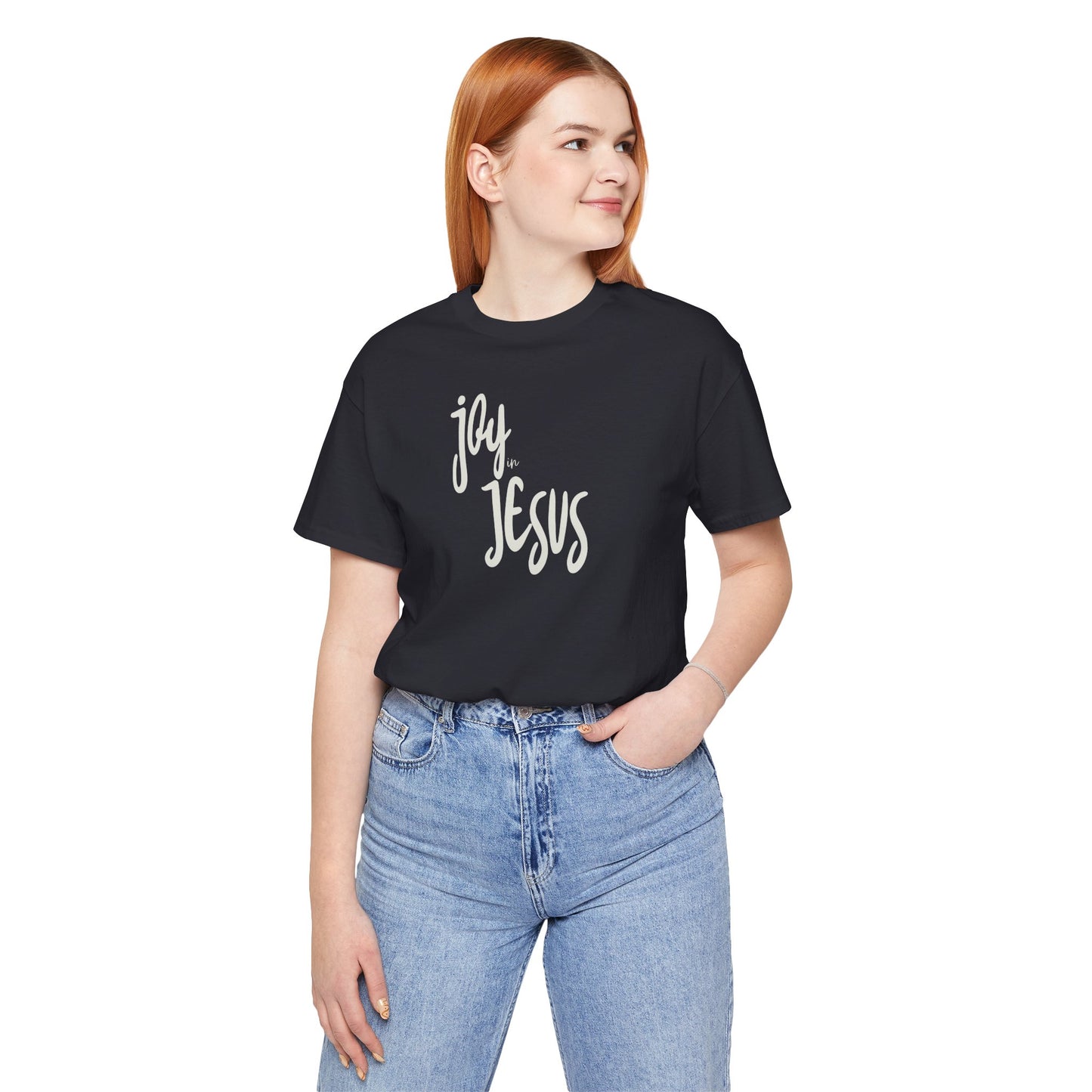 Christian Unisex Tee - Joy in Jesus Design