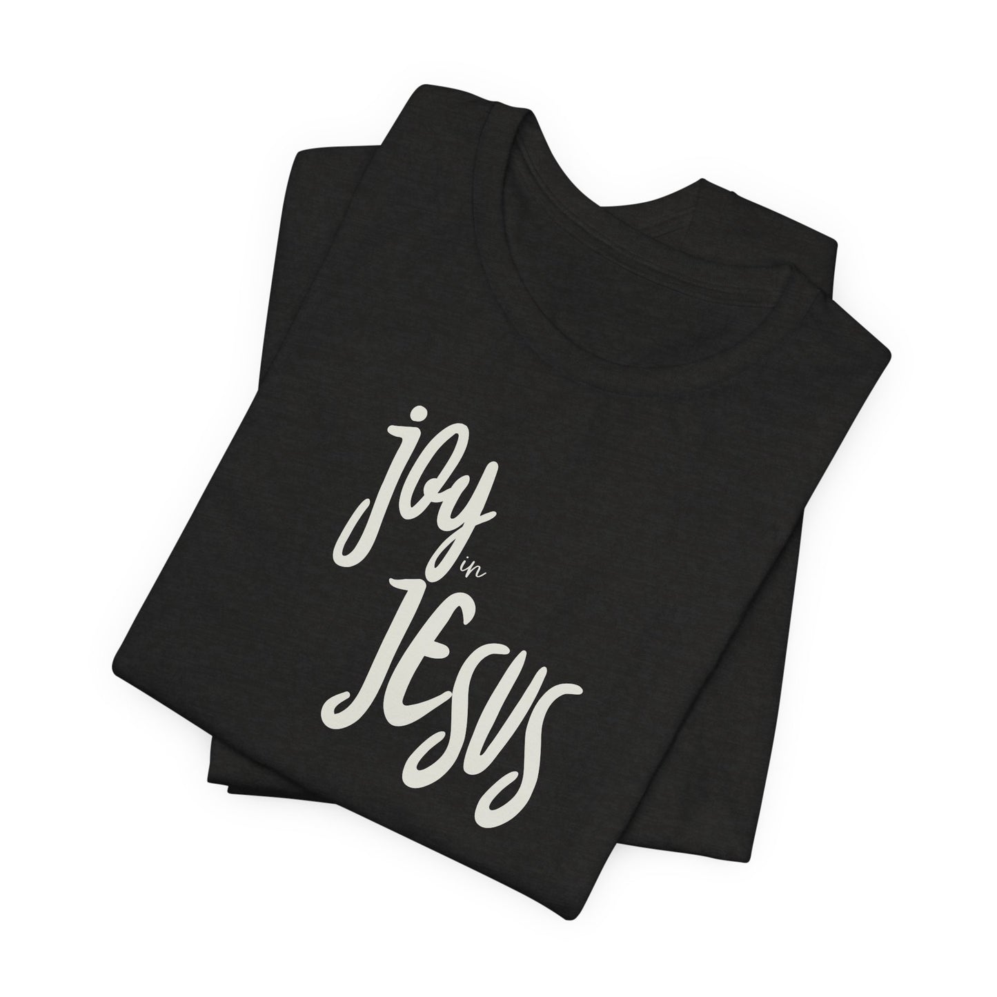 Christian Unisex Tee - Joy in Jesus Design