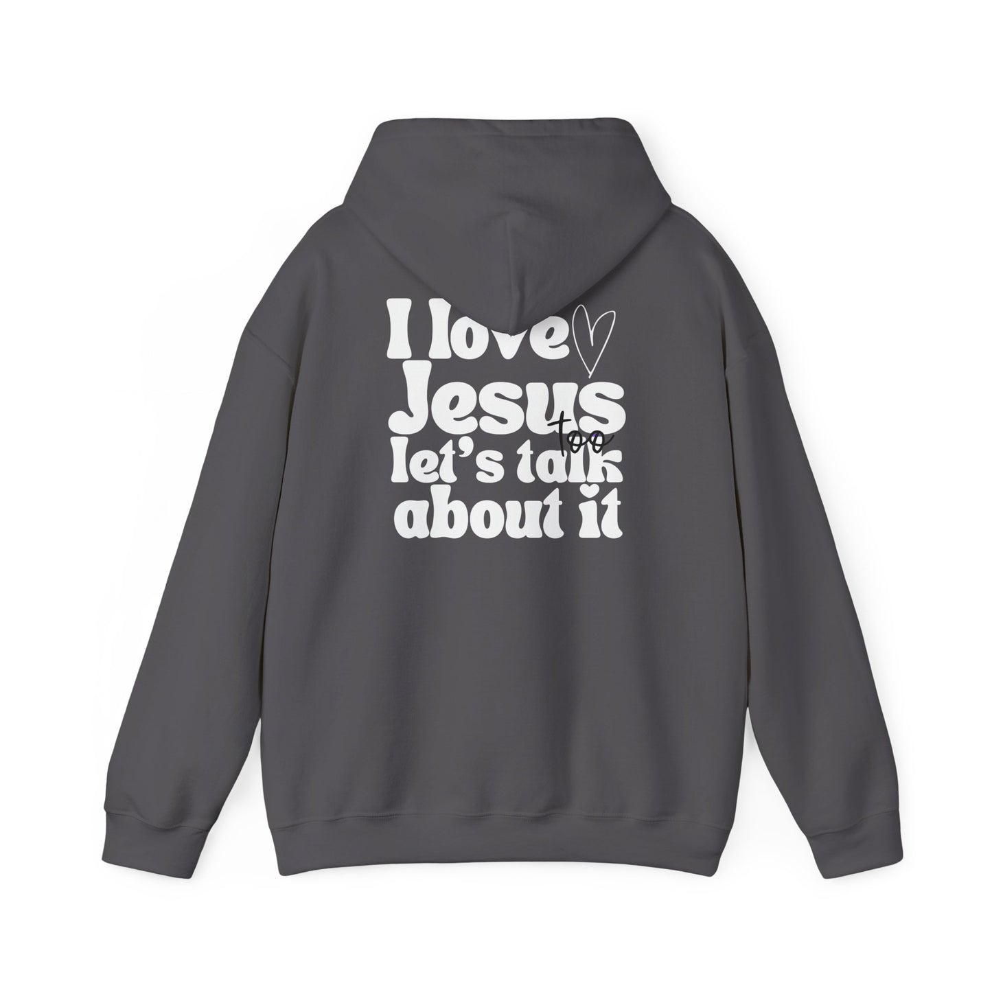 Christian Hoodie - I Love Jesus Design