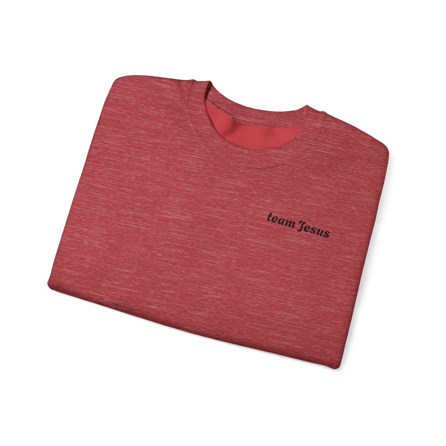 Christian Crewneck Sweatshirt - Walking with Jesus Christ Design