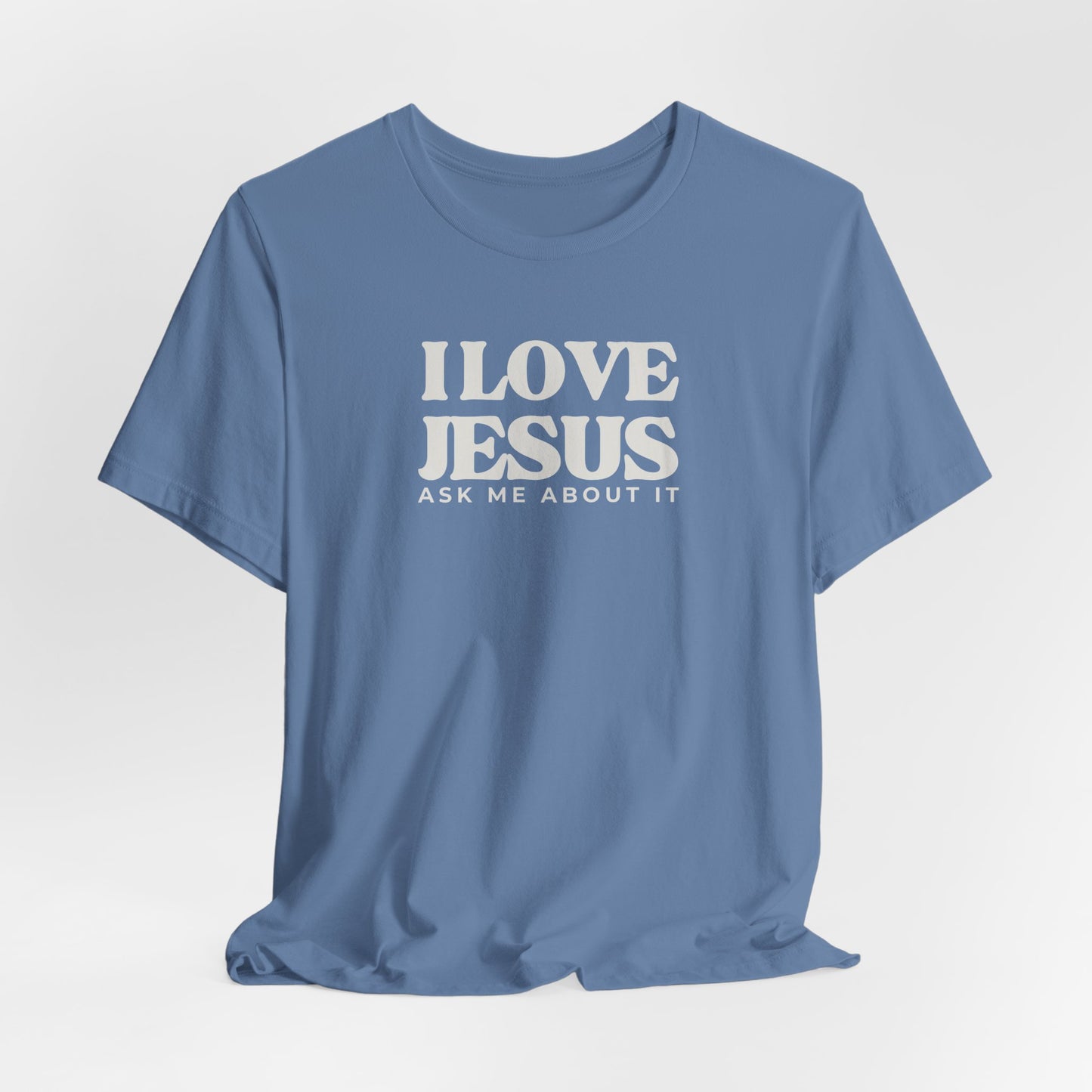 Christian Tee I LOVE JESUS Unisex Short Sleeve