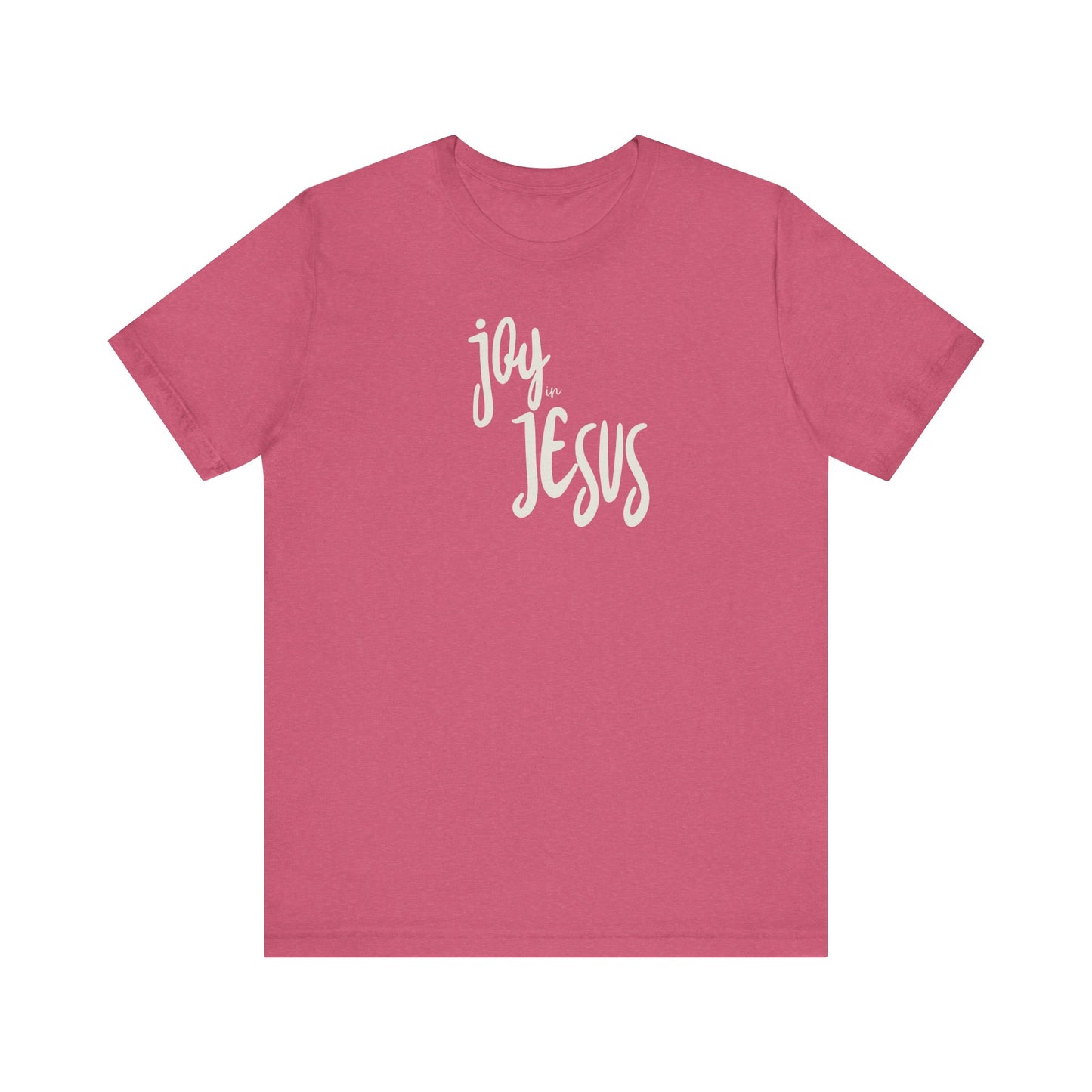 Christian Unisex Tee - Joy in Jesus Design