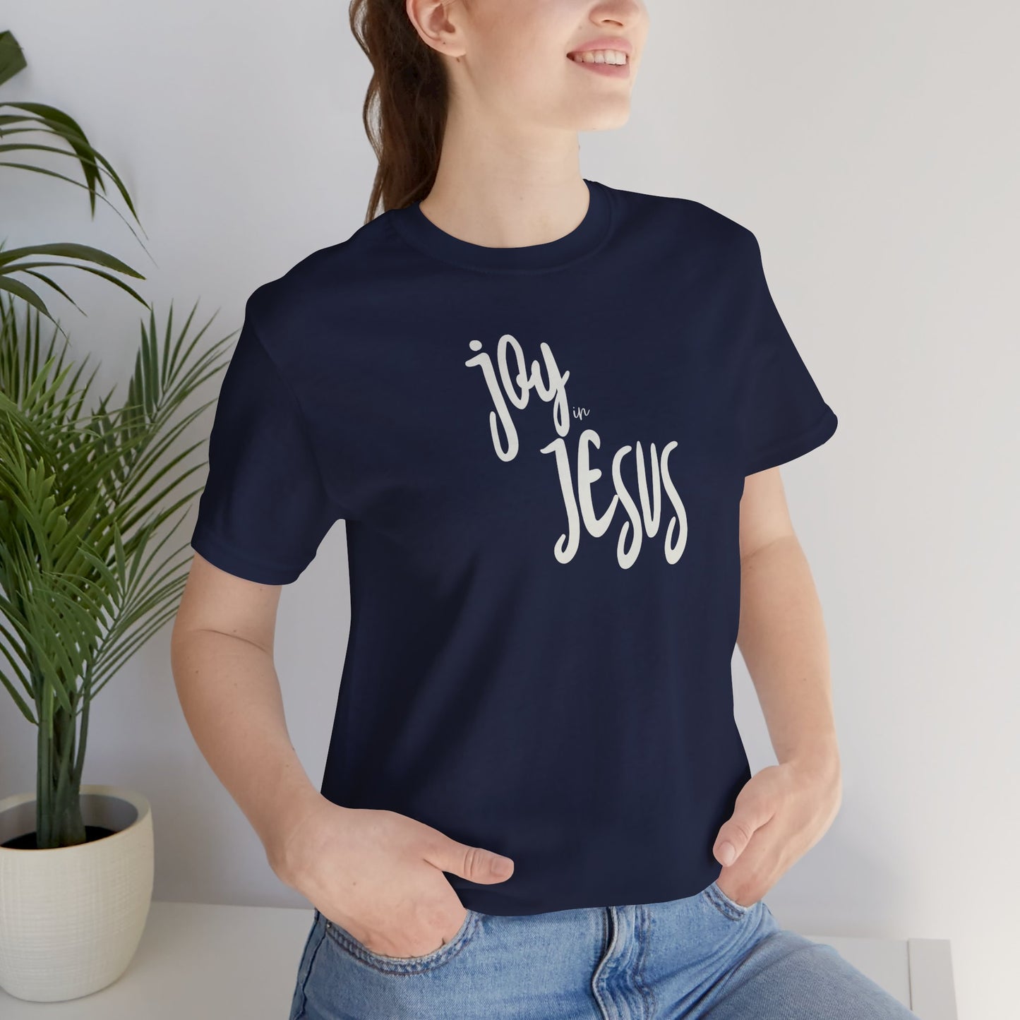 Christian Unisex Tee - Joy in Jesus Design