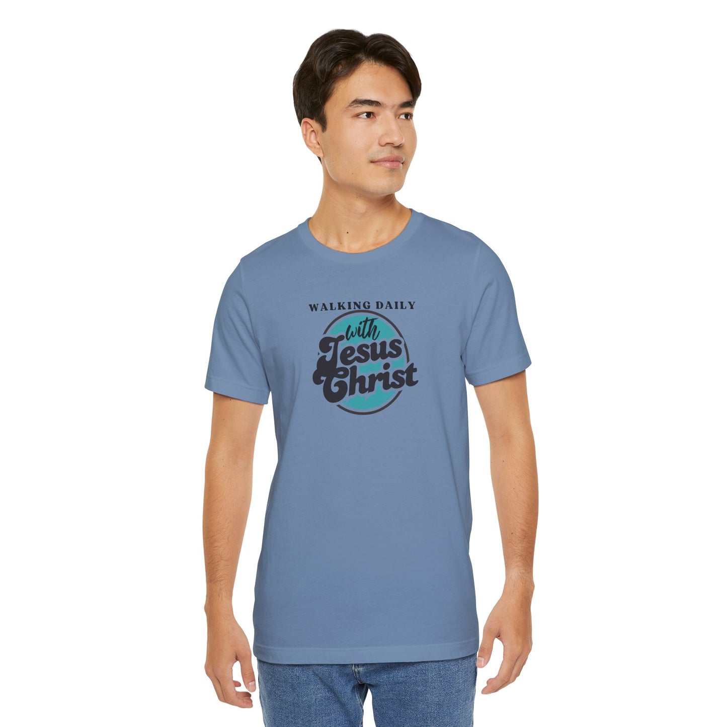 Christian T-Shirt - Walking Daily with Jesus Christ
