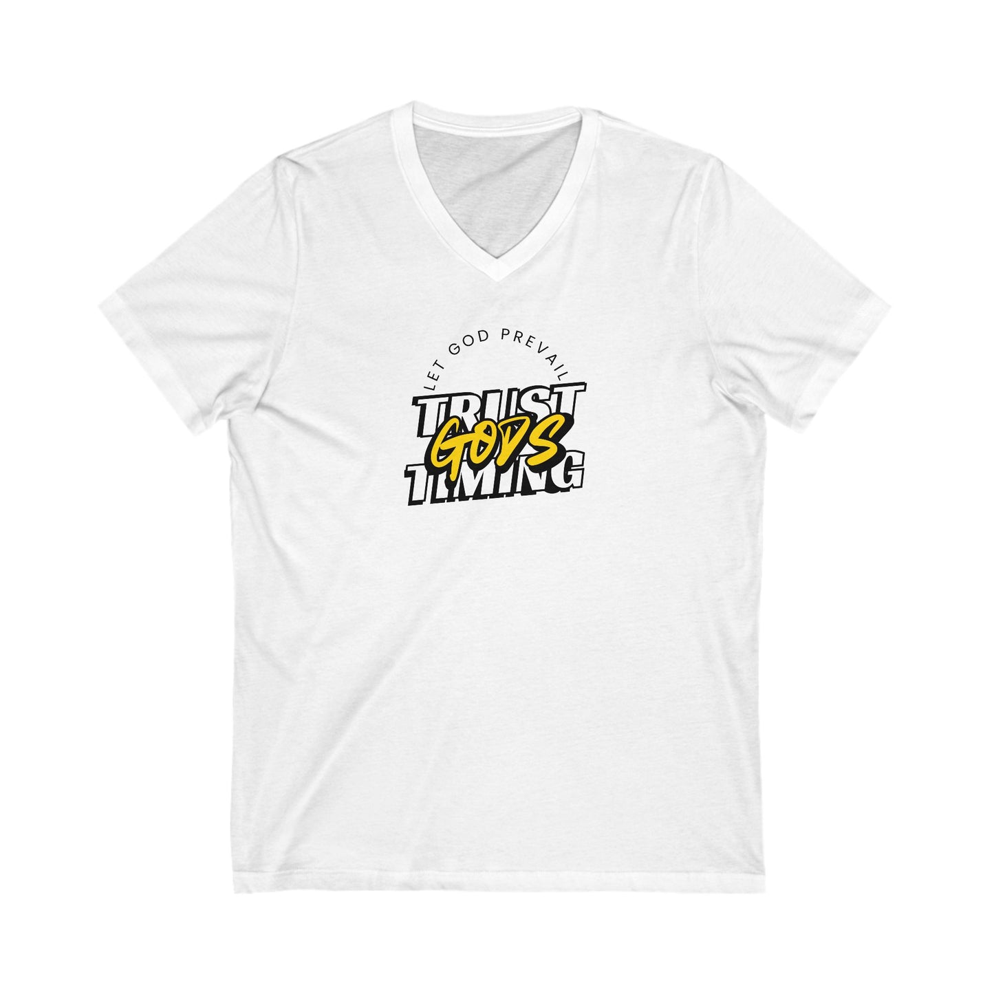 V-Neck Tee Trust God's Timing