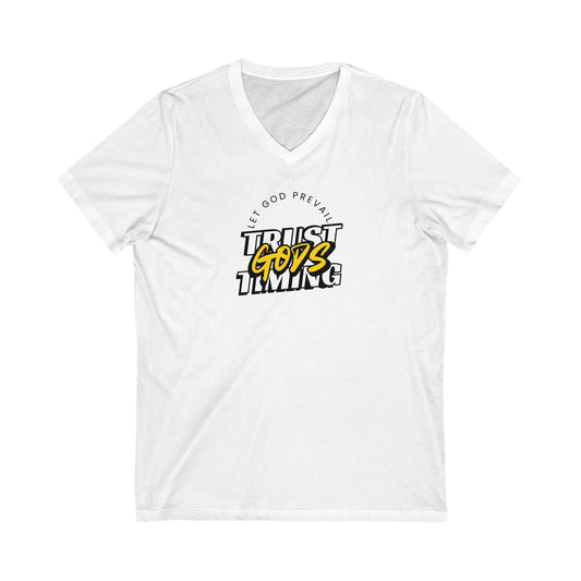 V-Neck Tee Trust God's Timing