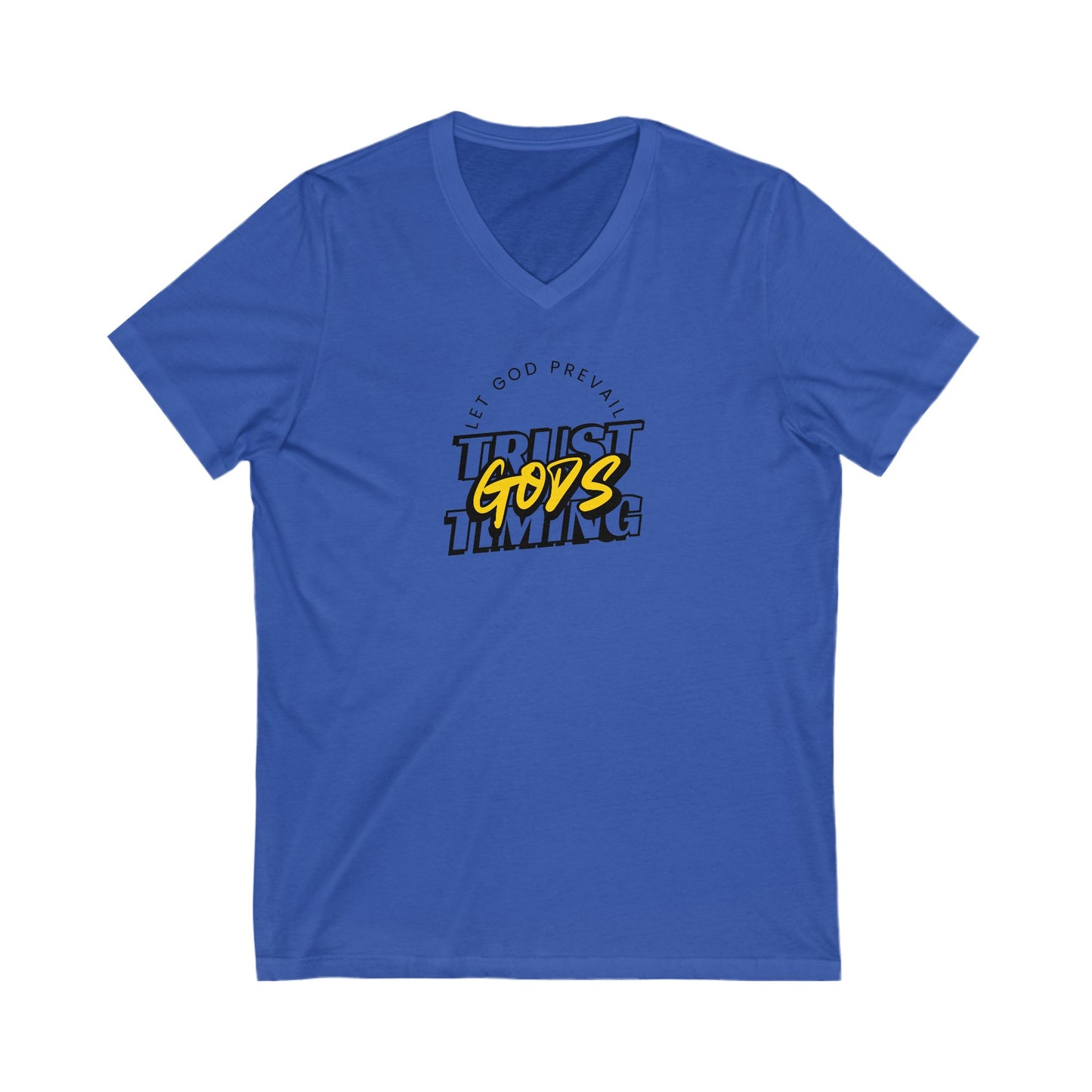 V-Neck Tee Trust God's Timing