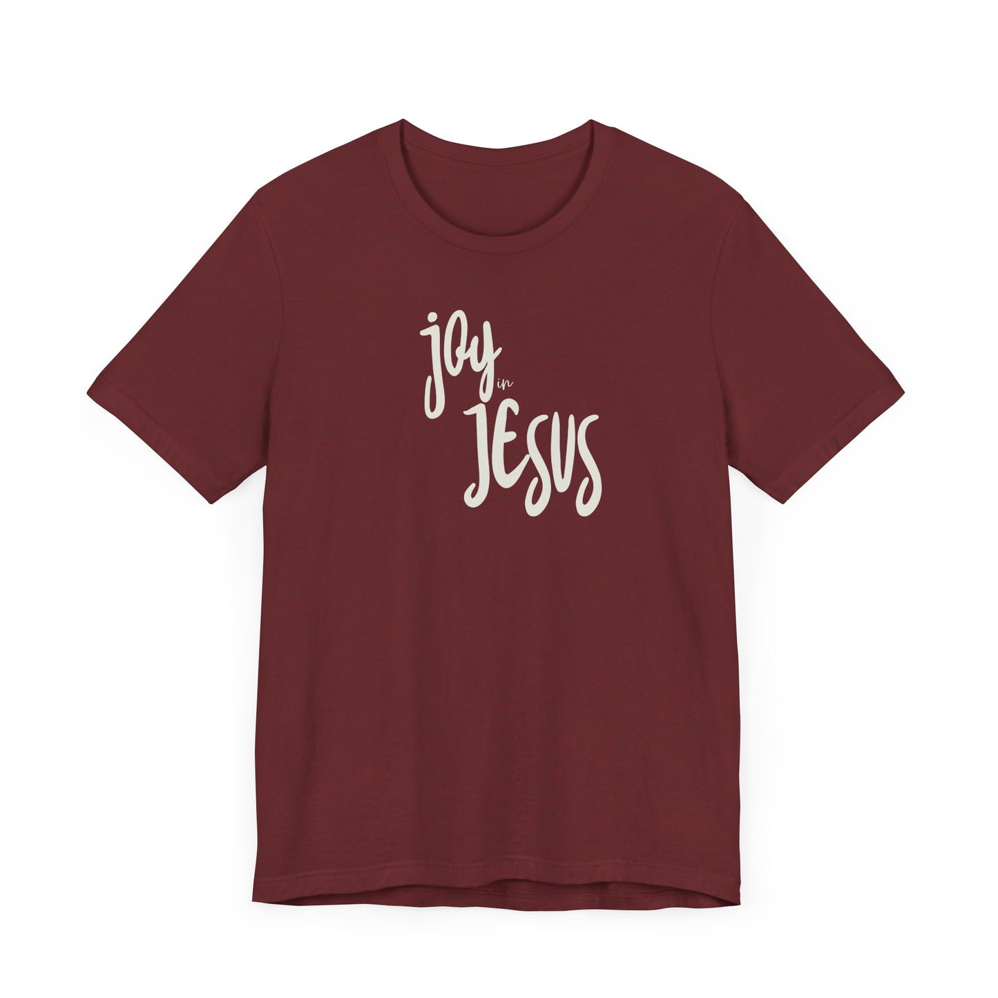 Christian Unisex Tee - Joy in Jesus Design