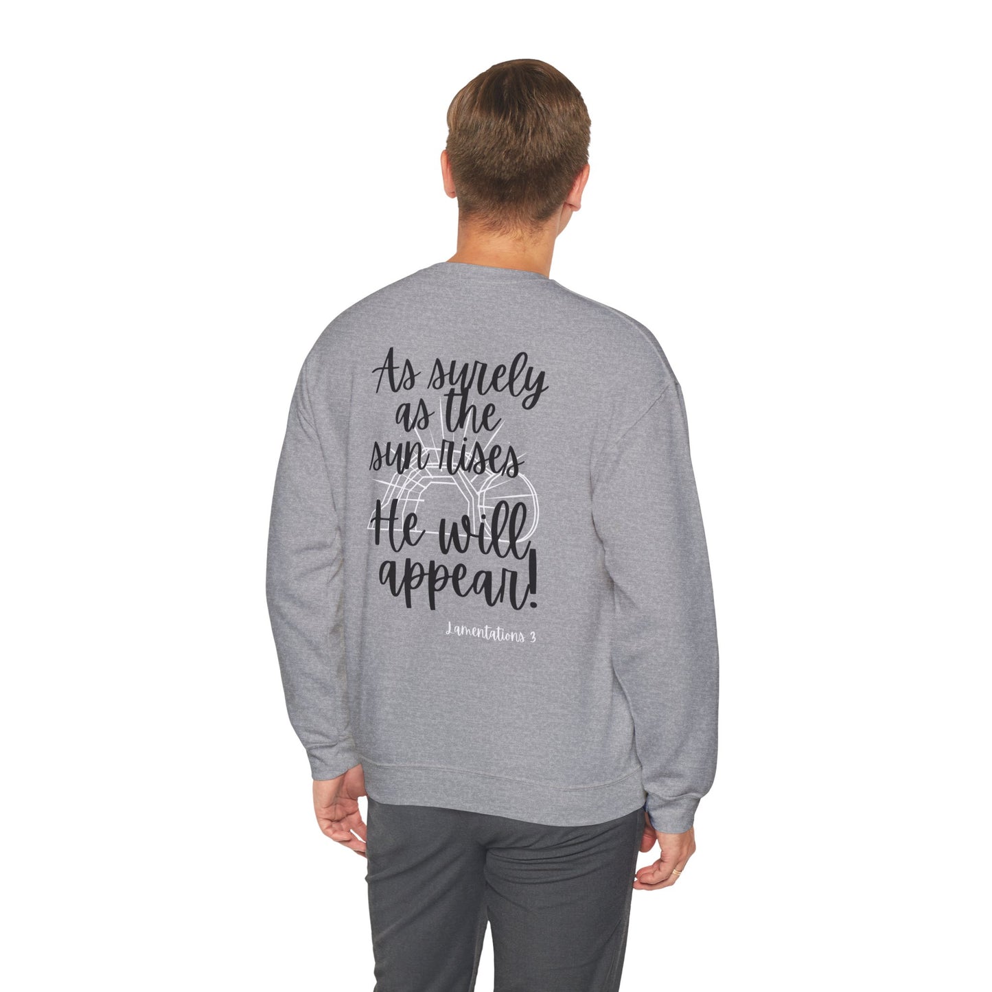 Religious Sweatshirt - Jesus will appear design