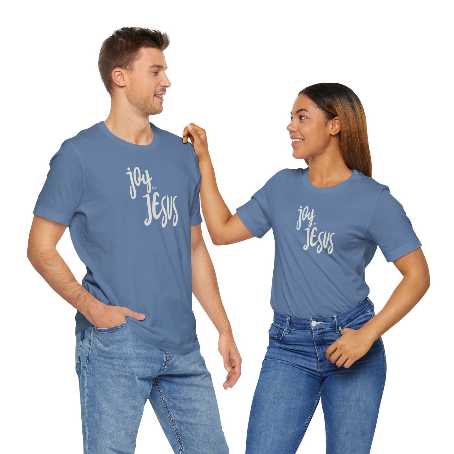 Christian Unisex Tee - Joy in Jesus Design