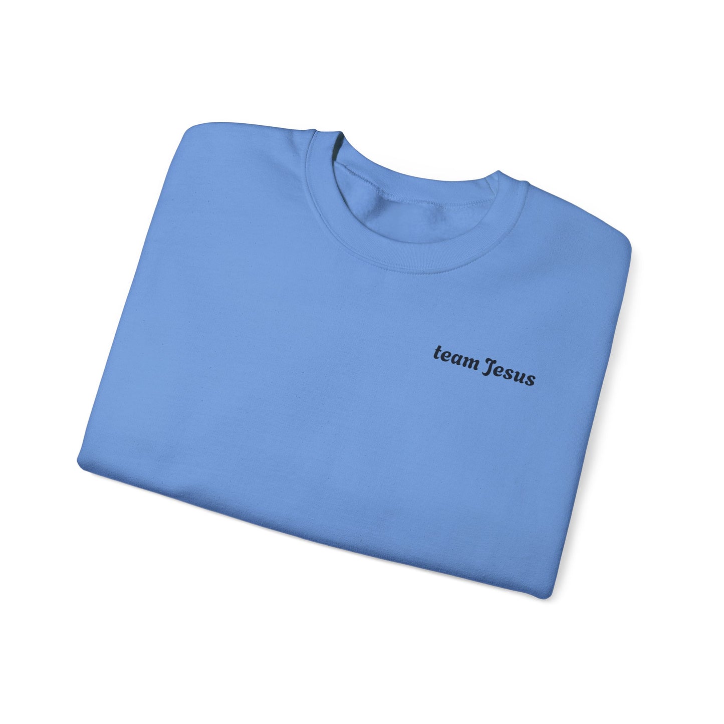 Christian Crewneck Sweatshirt - Walking with Jesus Christ Design